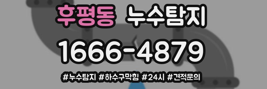 누수닥터 누수탐지