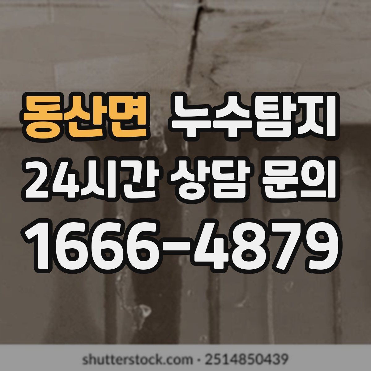 동산면 누수탐지 빠른 방문으로 막은 2차 피해