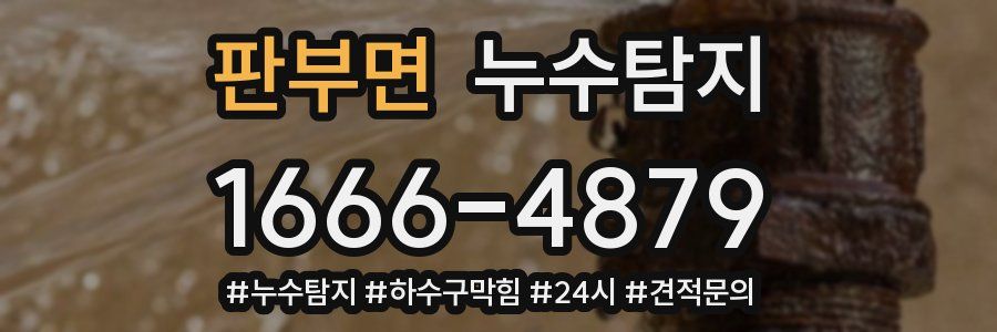 누수닥터 누수탐지