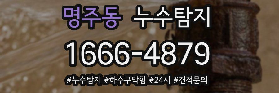 누수닥터 누수탐지