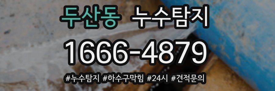 누수닥터 누수탐지