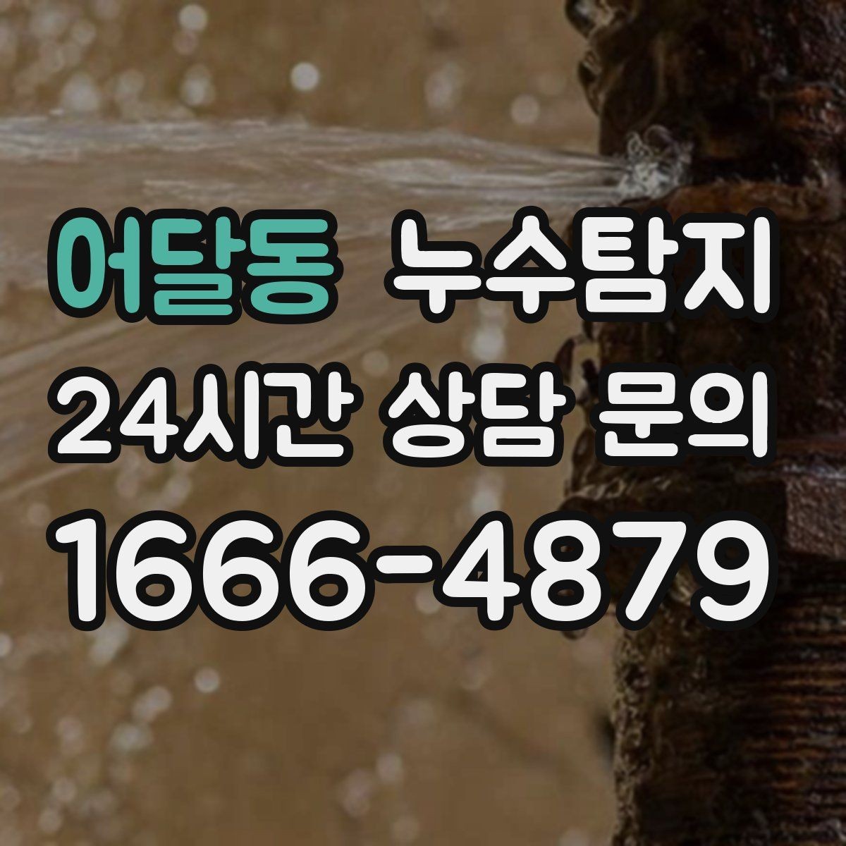 어달동 누수탐지 눈에 안 보이는 누수 정확한 데이터로 해결하세요