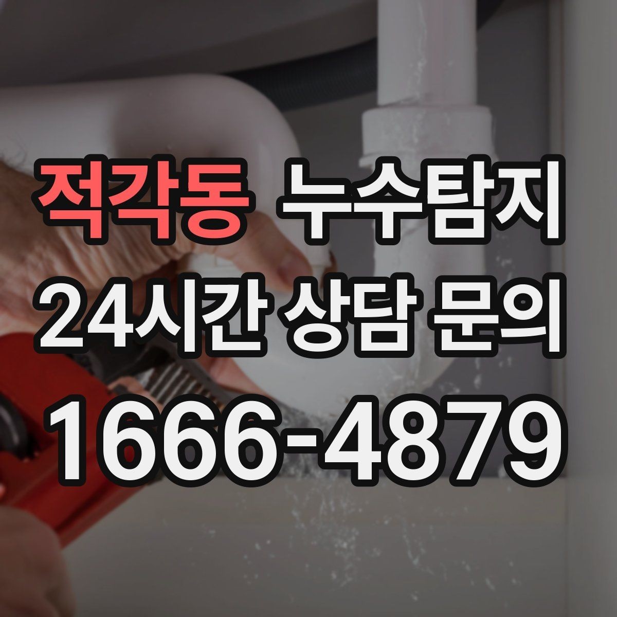 적각동 누수탐지 외벽 크랙 침투수 대응