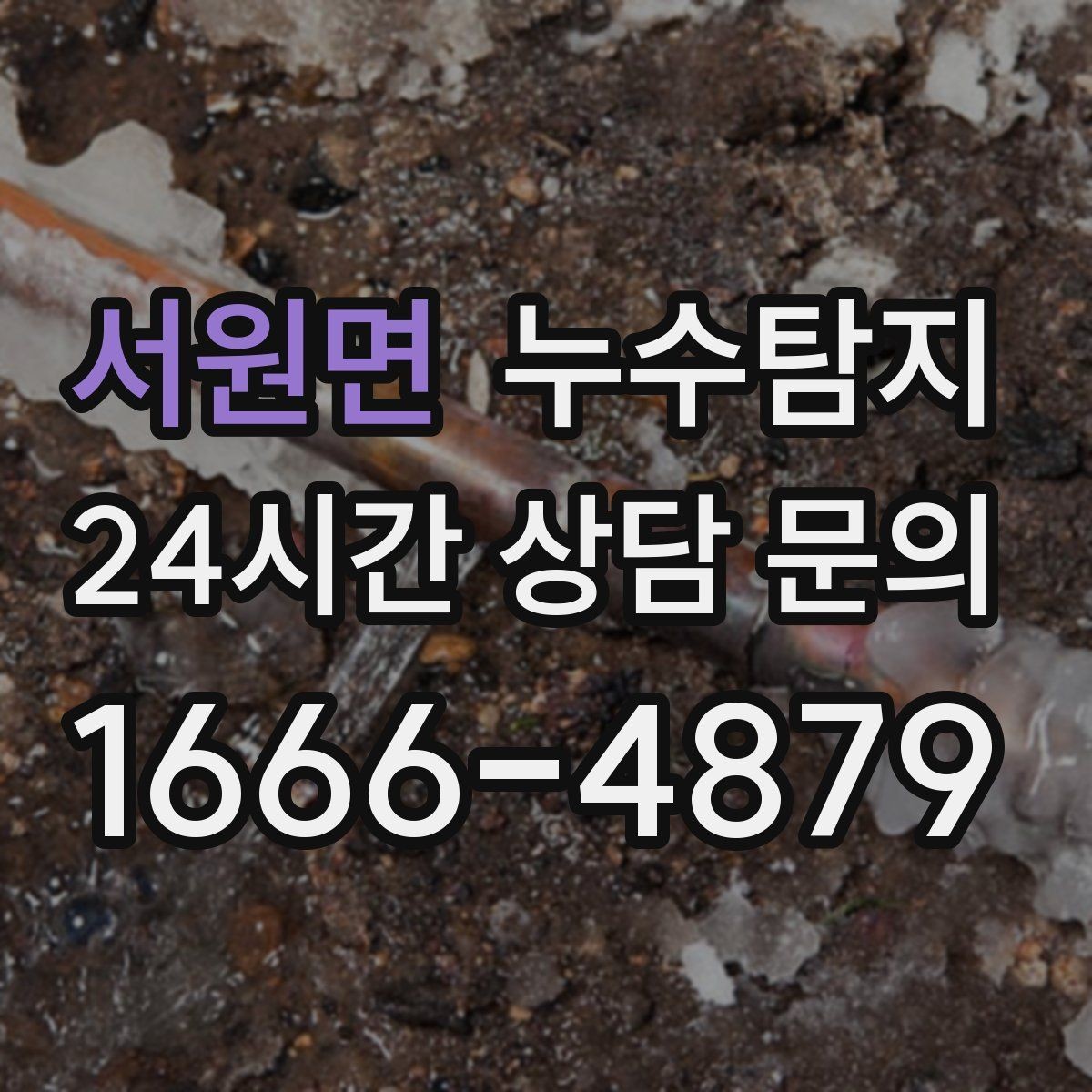 서원면 누수탐지 타일 틈새 미세 누수 진단