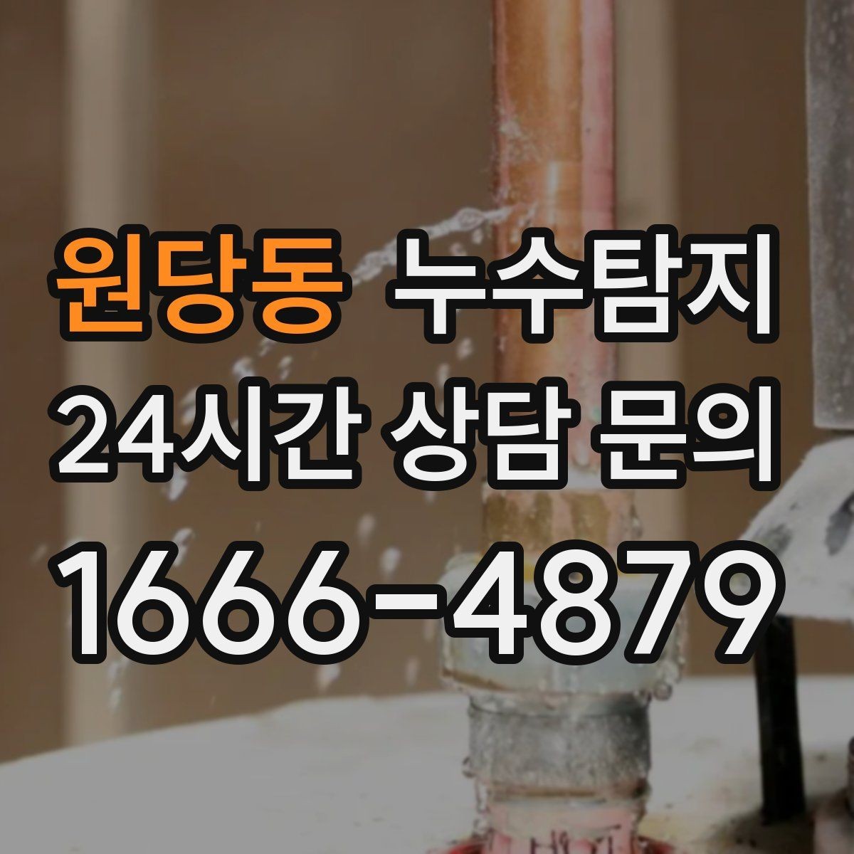 원당동 누수탐지 슬래브 바닥 누수 점검 리얼 후기