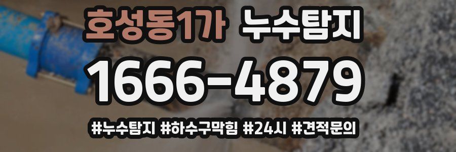 누수닥터 누수탐지