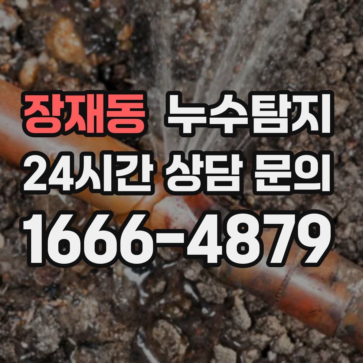 장재동 누수탐지 현관 주변 습기 원인 제거 과정