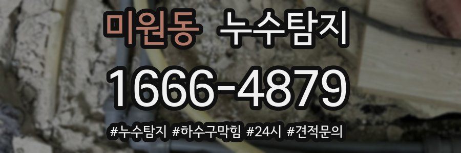 누수닥터 누수탐지