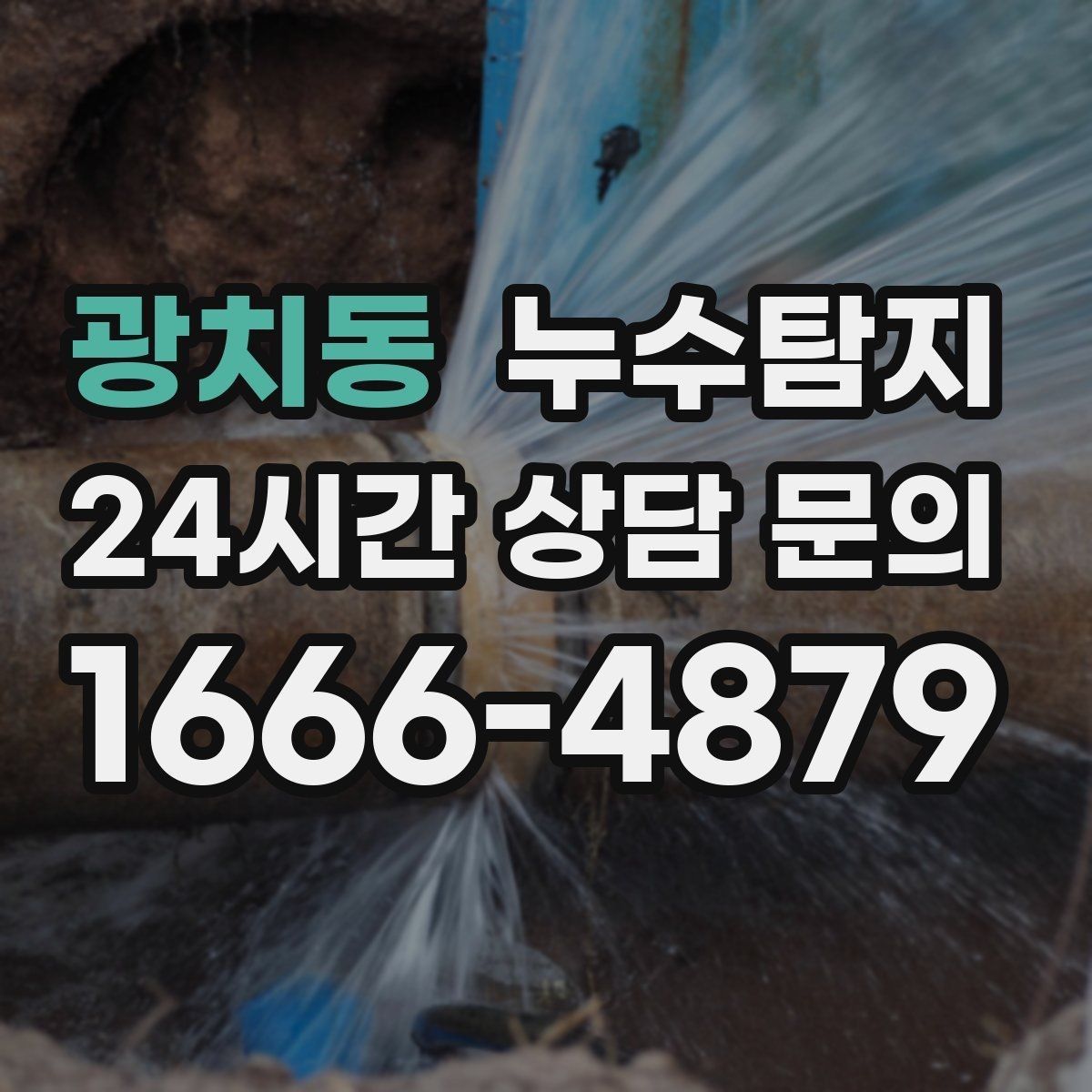 광치동 누수탐지 보일러 온수관 누수 탐지
