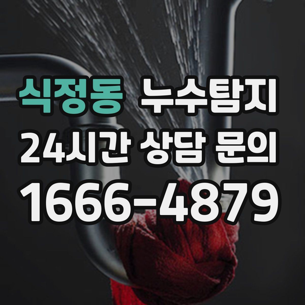 식정동 누수탐지 계량기 이상 회전이 알려주는 신호