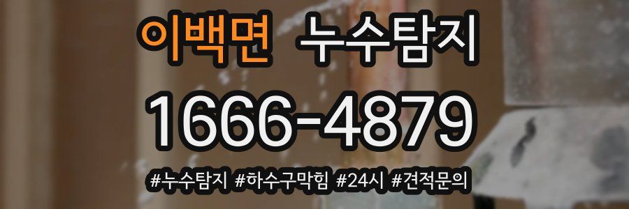 누수닥터 누수탐지