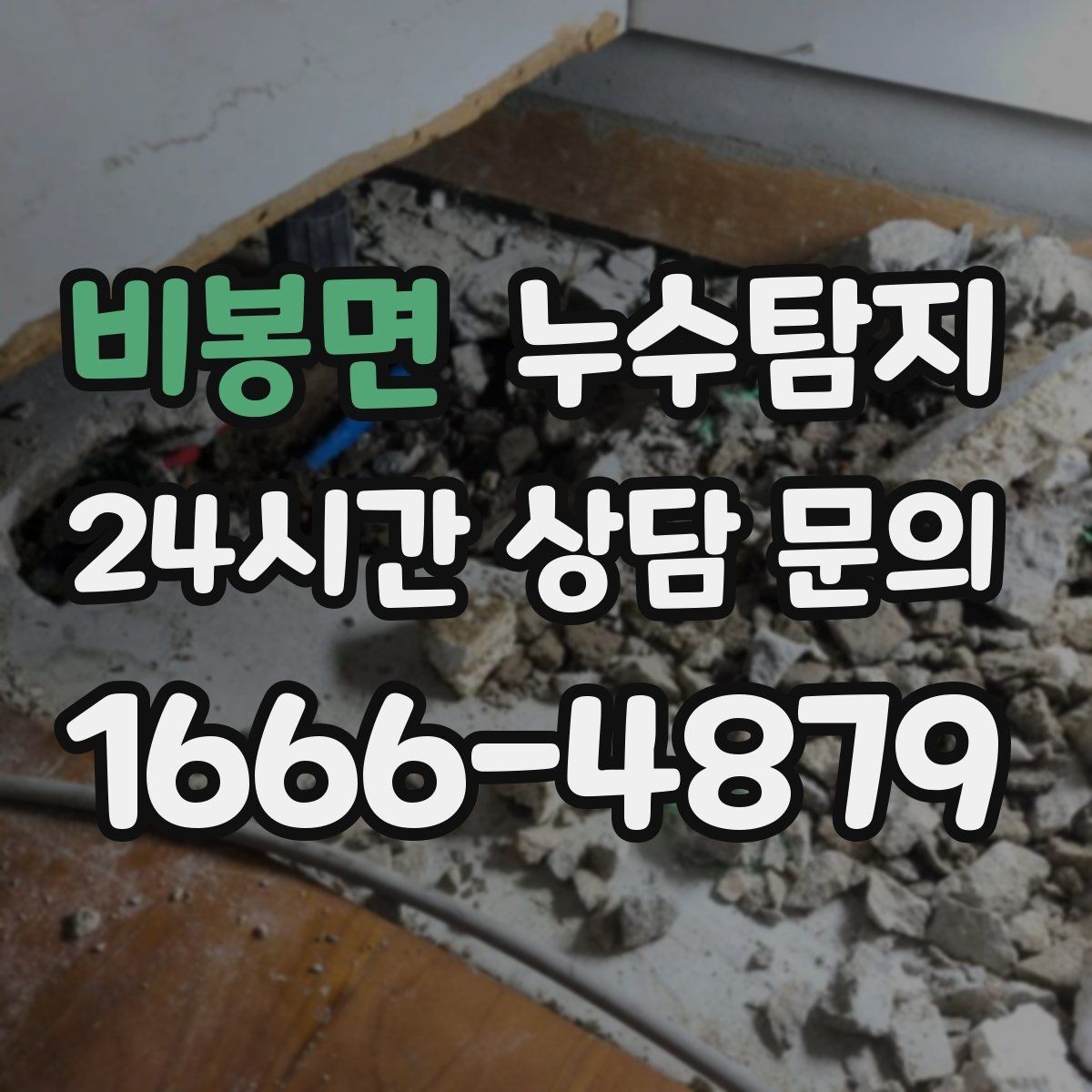 비봉면 누수탐지 상가 영업 중 조용한 점검기