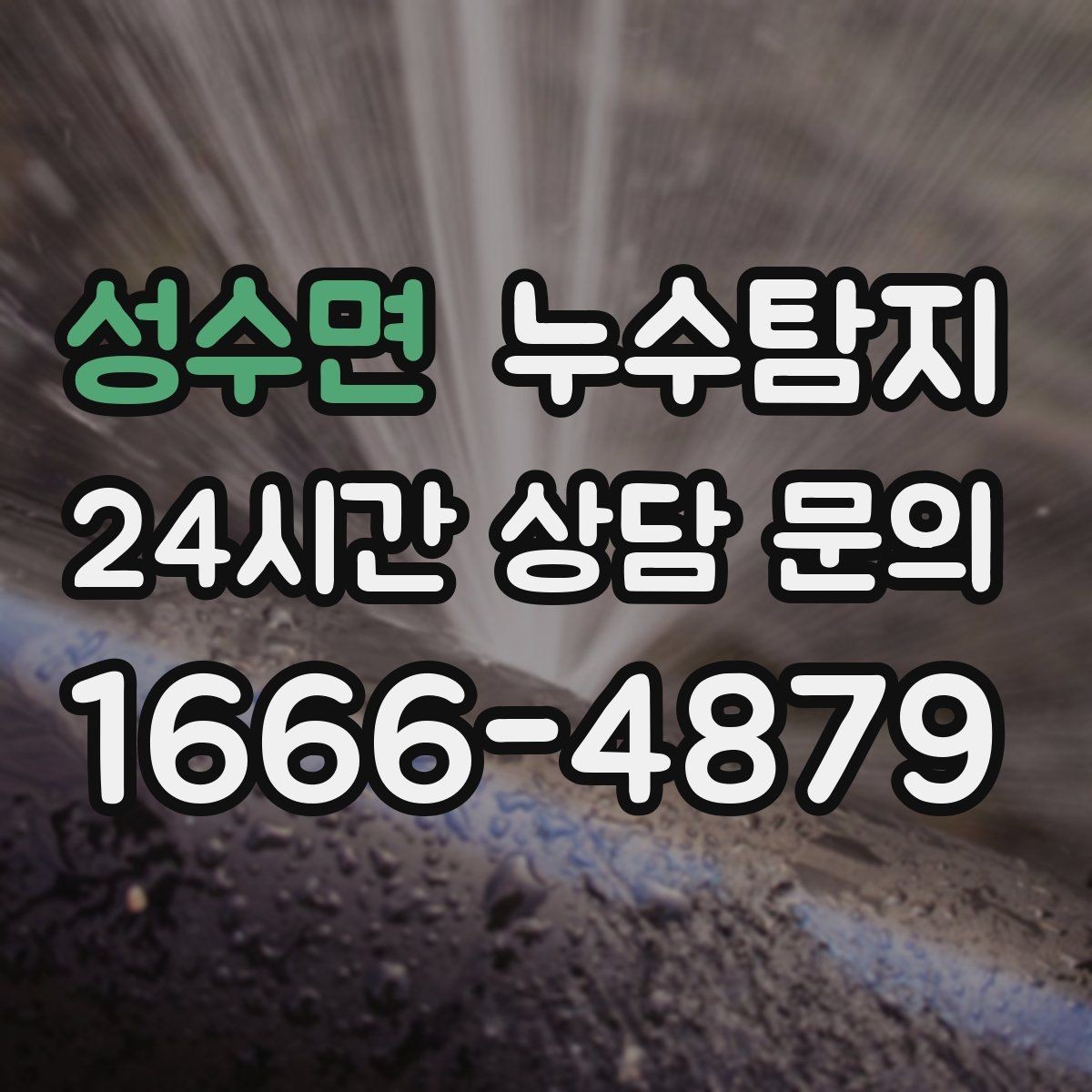 성수면 누수탐지 난방 배관 열 손실 진단