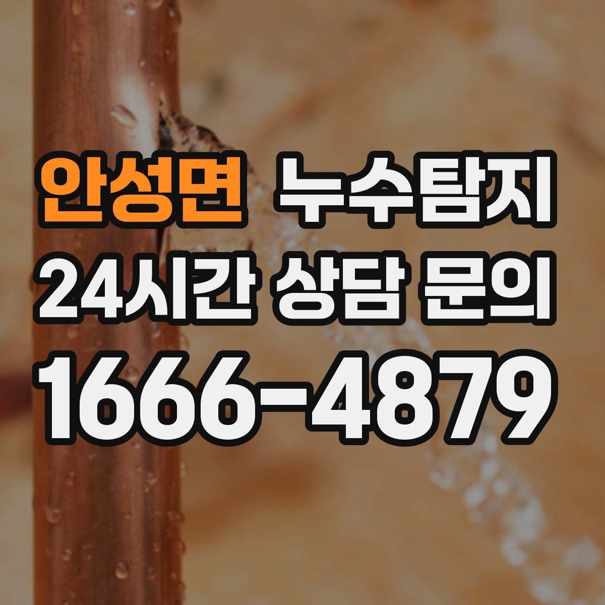 안성면 누수탐지 의심될 때 신속히 해결하는 것이 해답