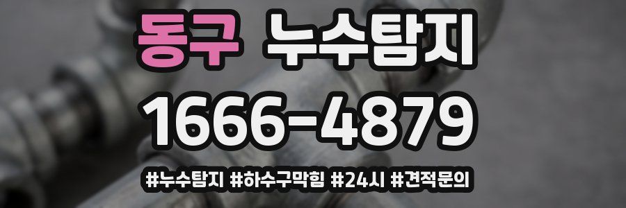 누수닥터 누수탐지