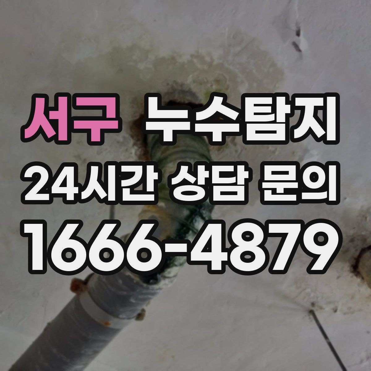 서구 누수탐지 천장에서 떨어진 물방울의 기록