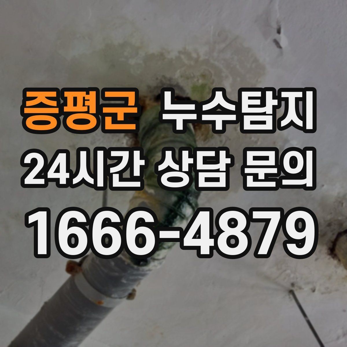 증평군 누수탐지 옥탑방 누수 대처 과정