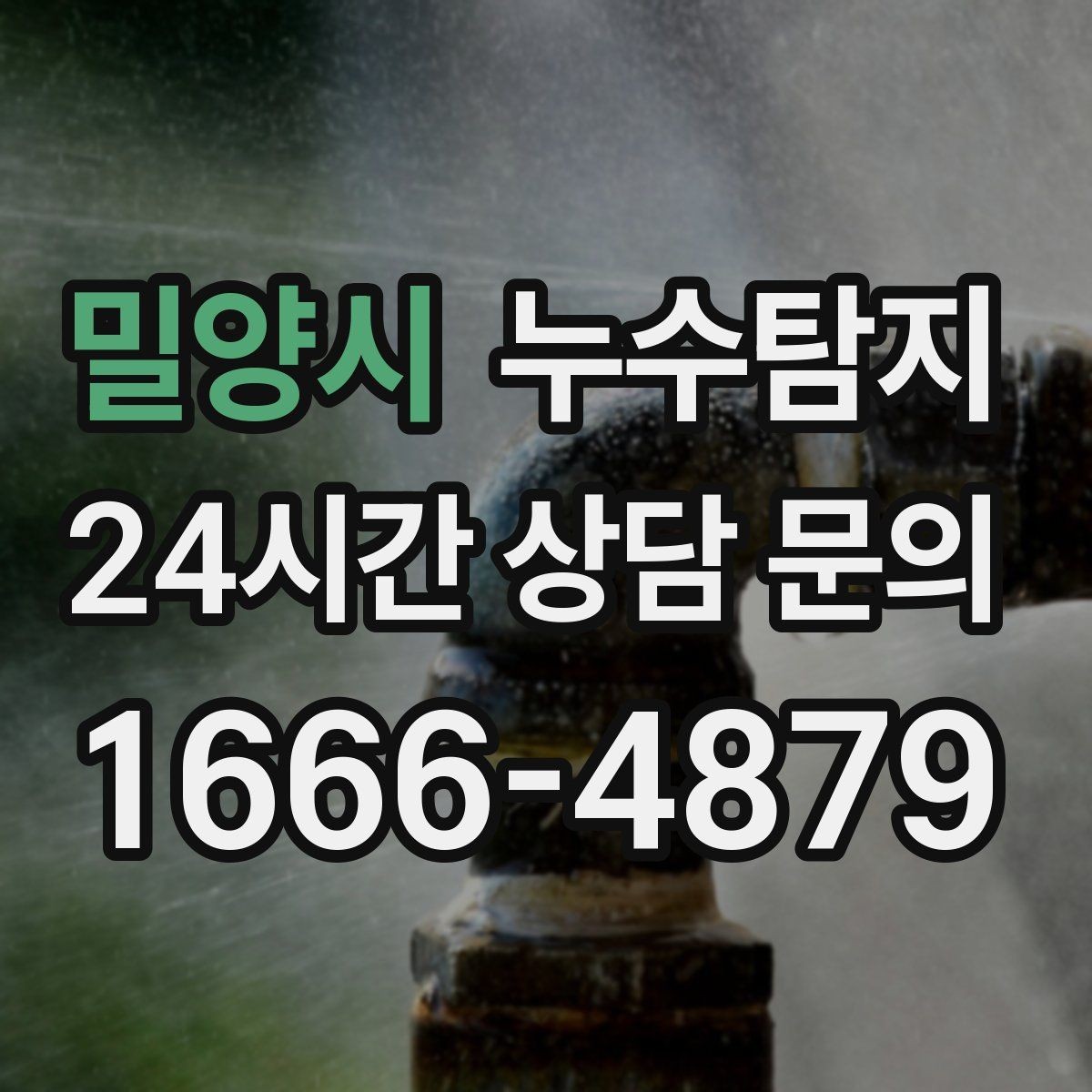 밀양시 누수탐지 보이지 않는 누수 원인 추적