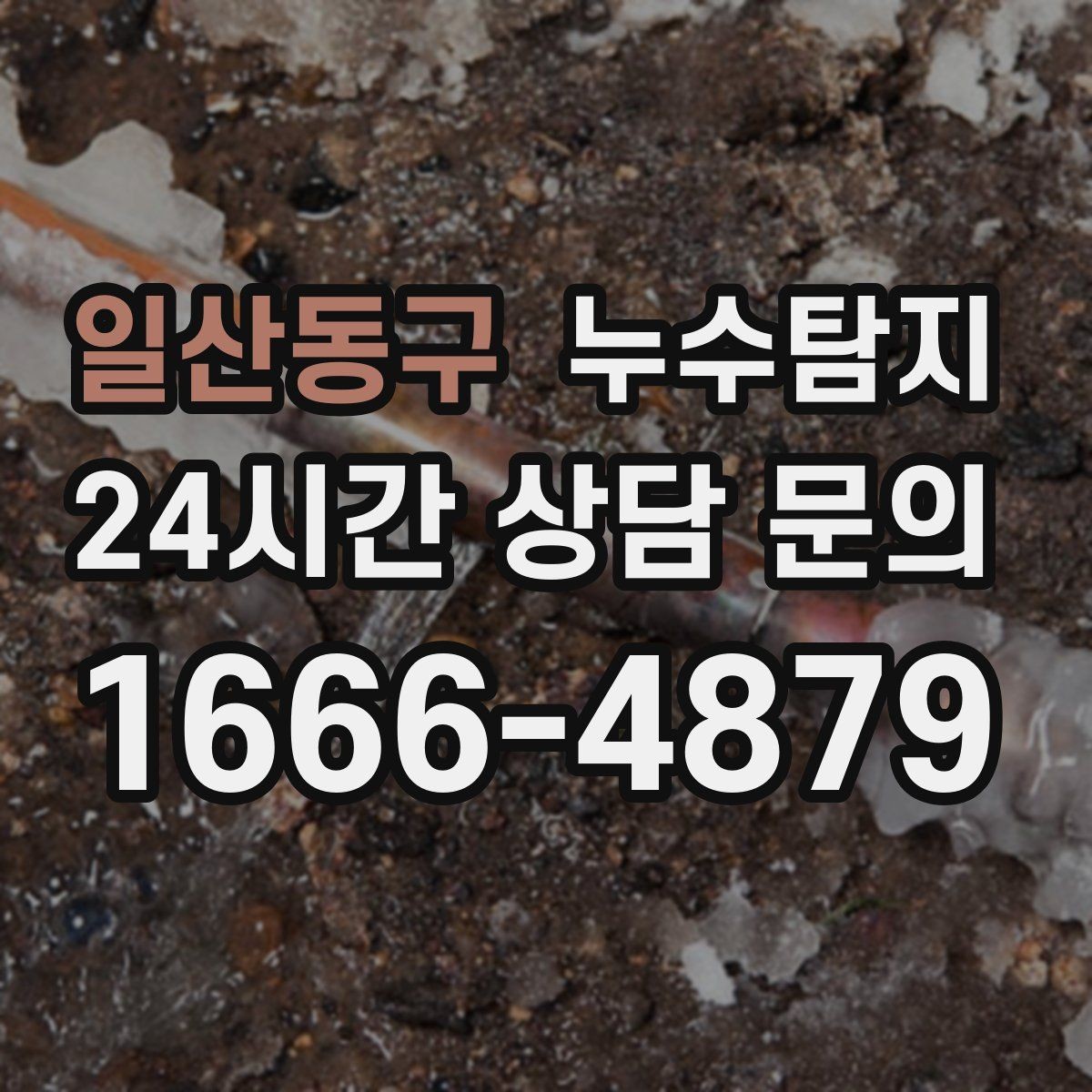 일산동구 누수탐지 숨바꼭질은 이제 그만