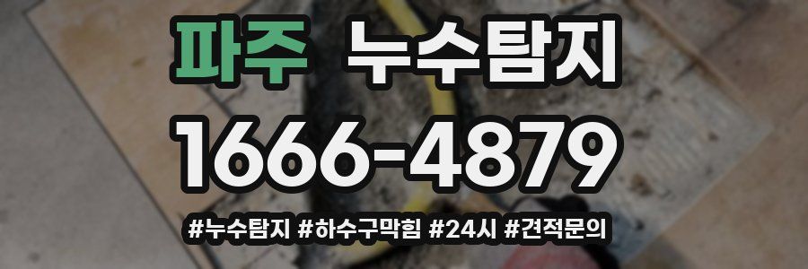 누수닥터 누수탐지