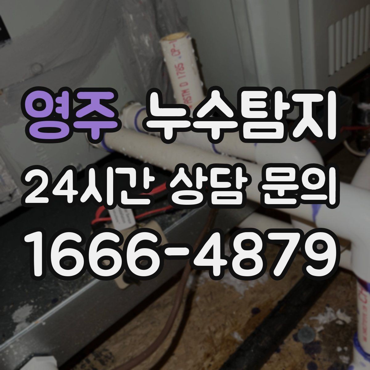 영주 누수탐지 거실 조명 주변 얼룩 해결기