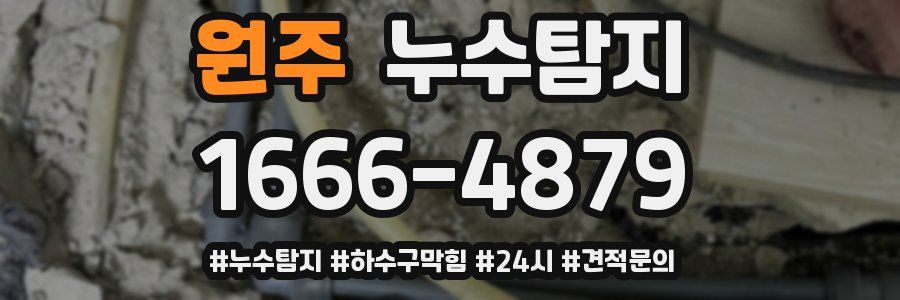 누수닥터 누수탐지