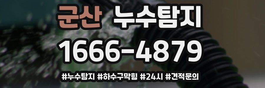 누수닥터 누수탐지