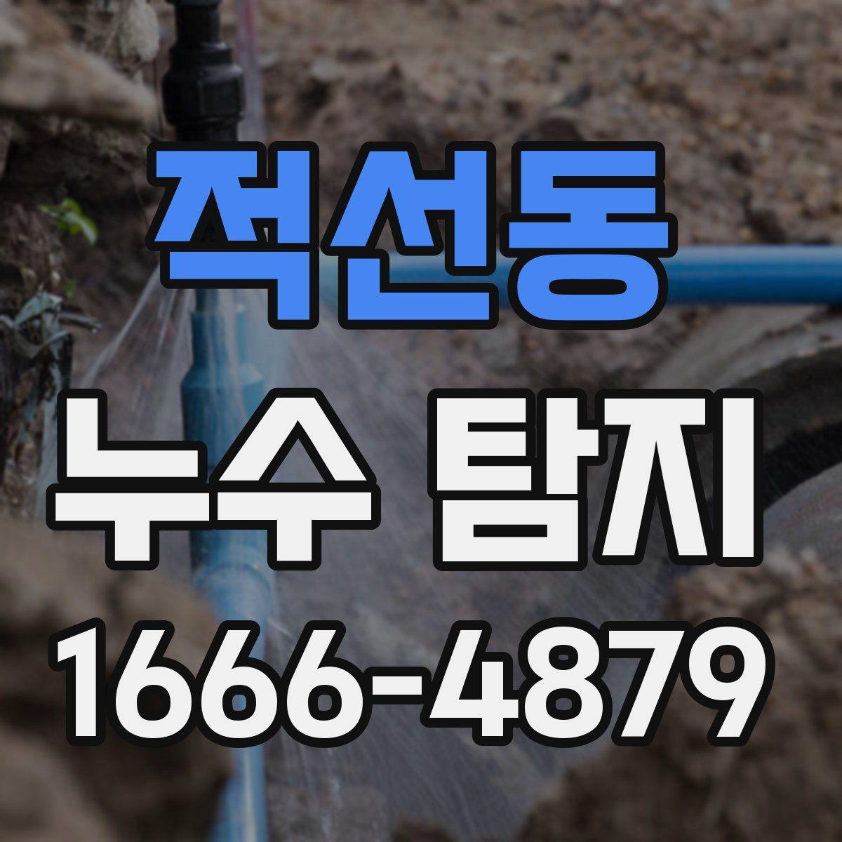 적선동 누수 탐지