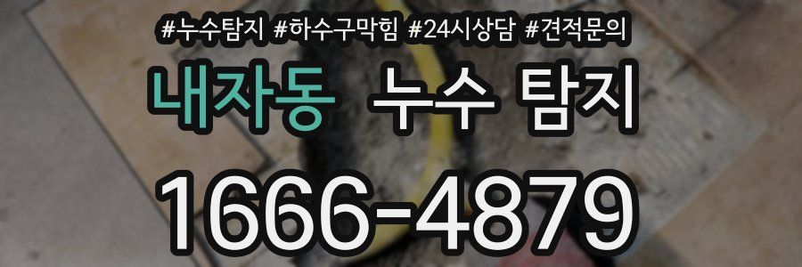 내자동 누수 탐지