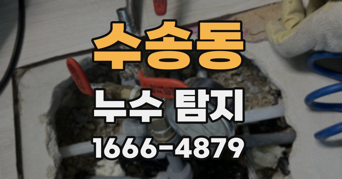 수송동 누수 탐지