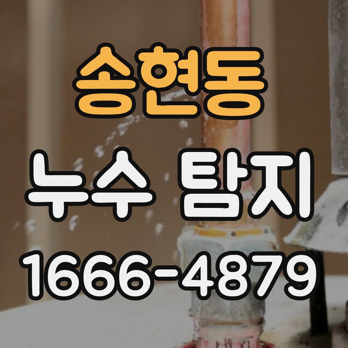 송현동 누수 탐지