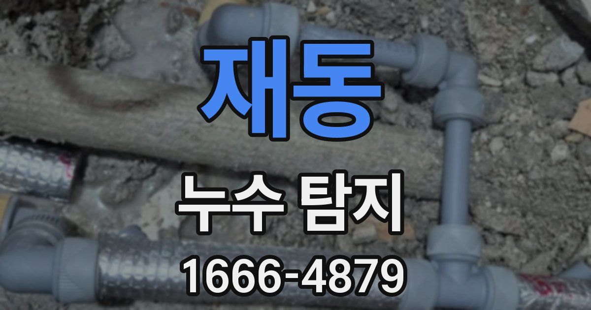 재동 누수 탐지