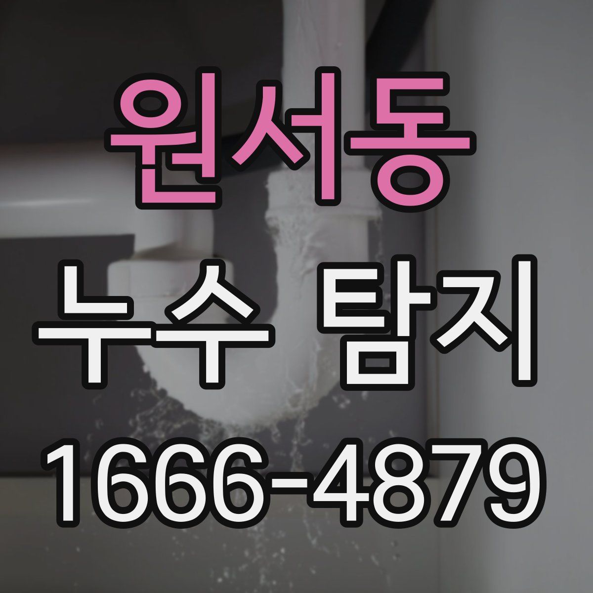 원서동 누수 탐지