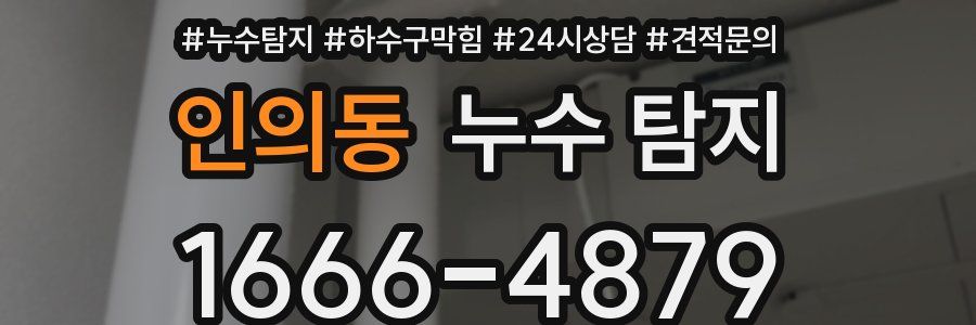 인의동 누수 탐지