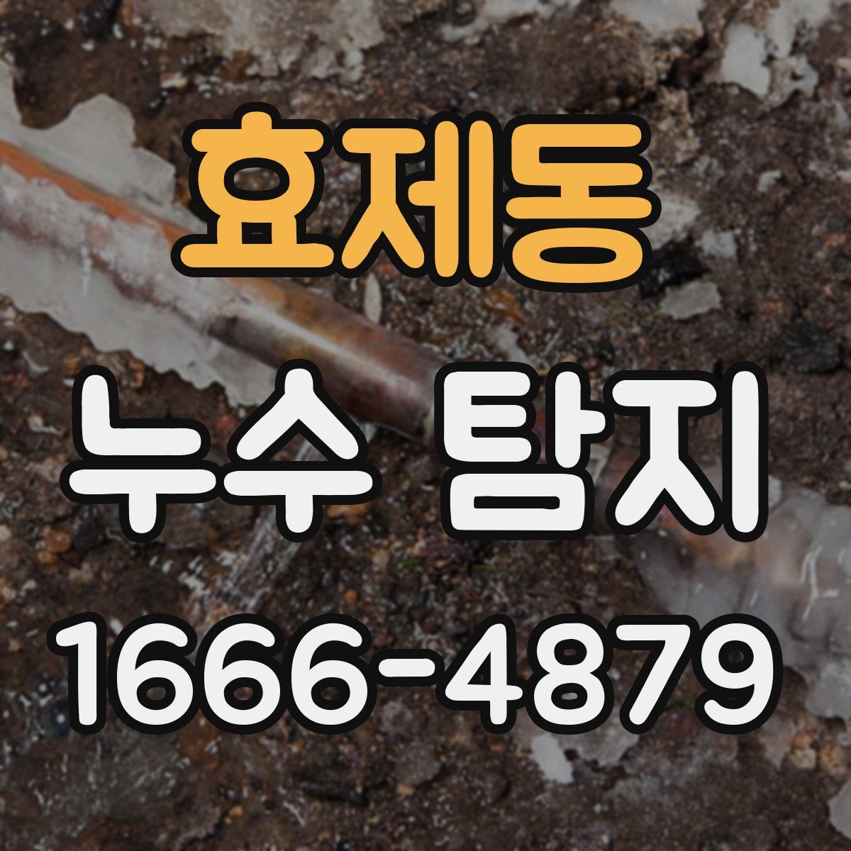 효제동 누수 탐지
