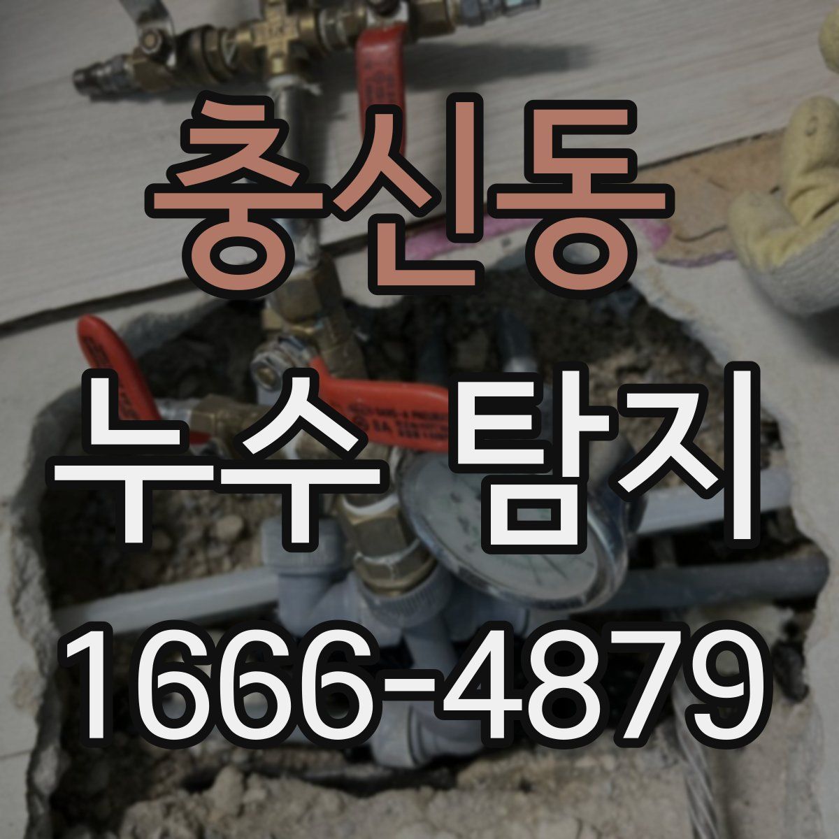 충신동 누수 탐지