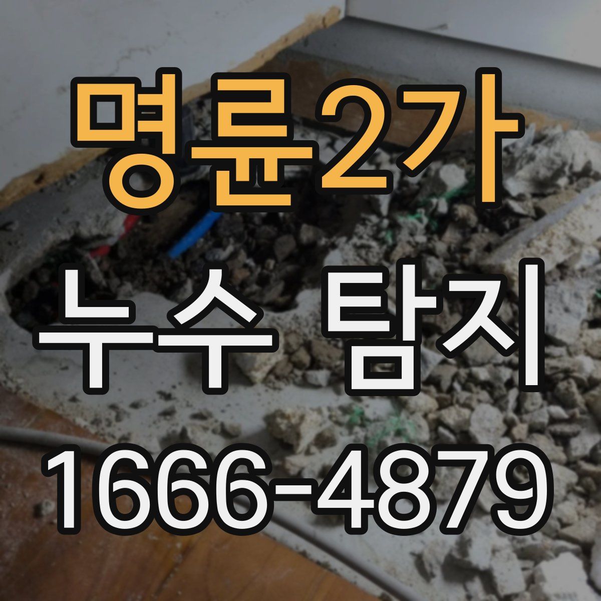 명륜2가 누수 탐지