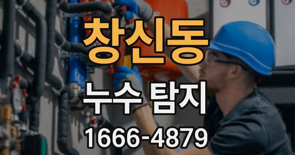 창신동 누수 탐지
