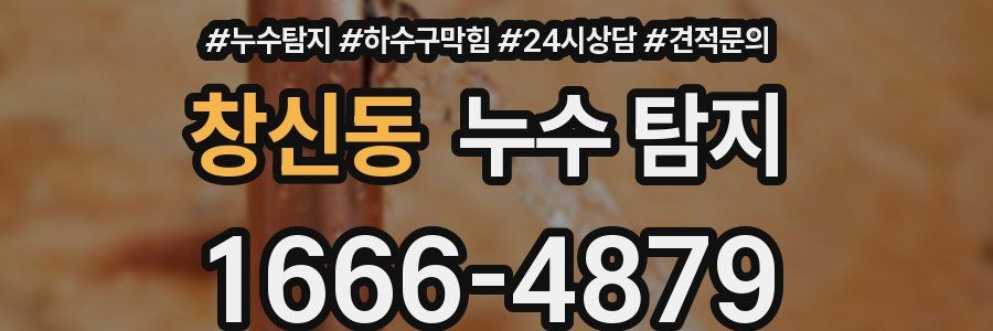 창신동 누수 탐지
