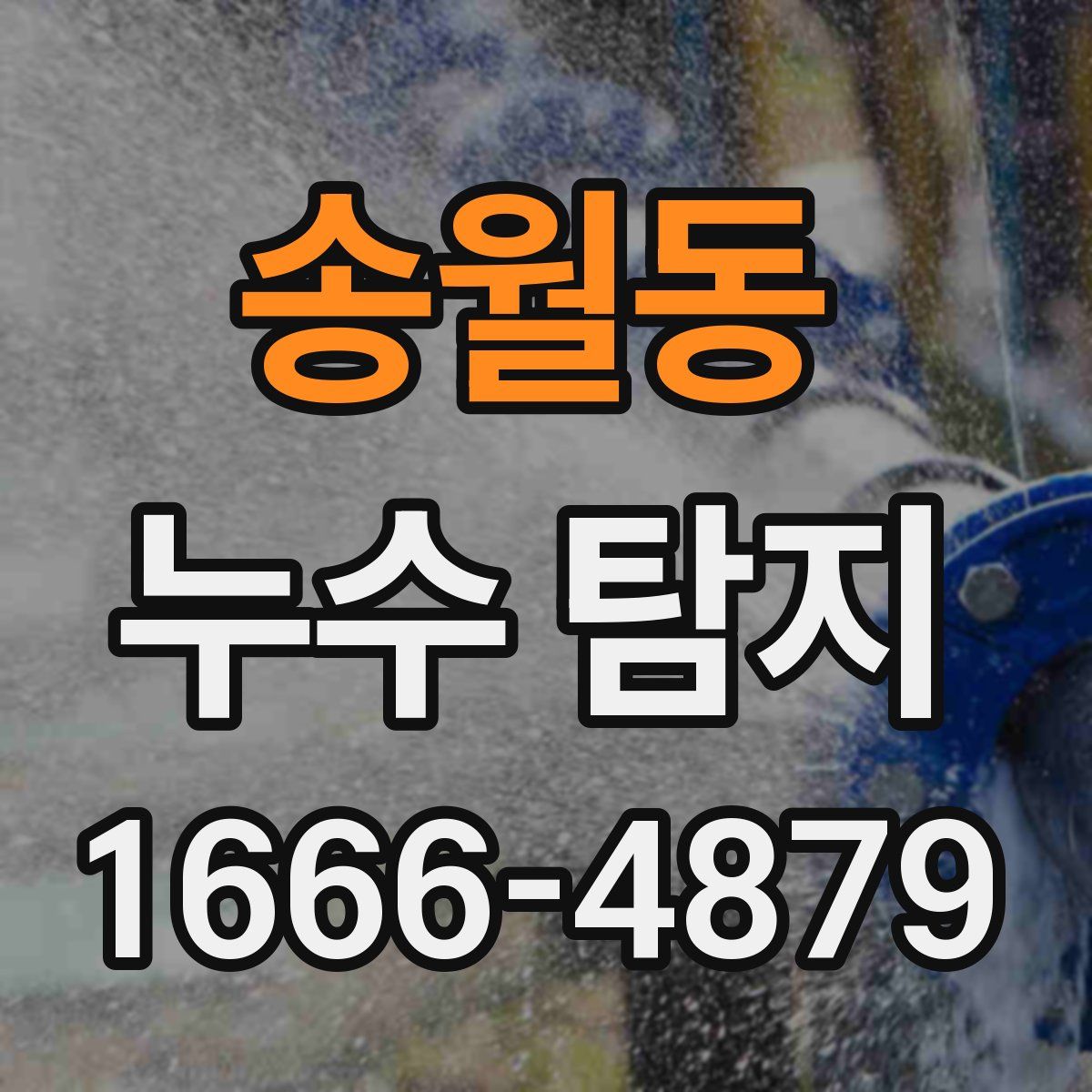 송월동 누수 탐지