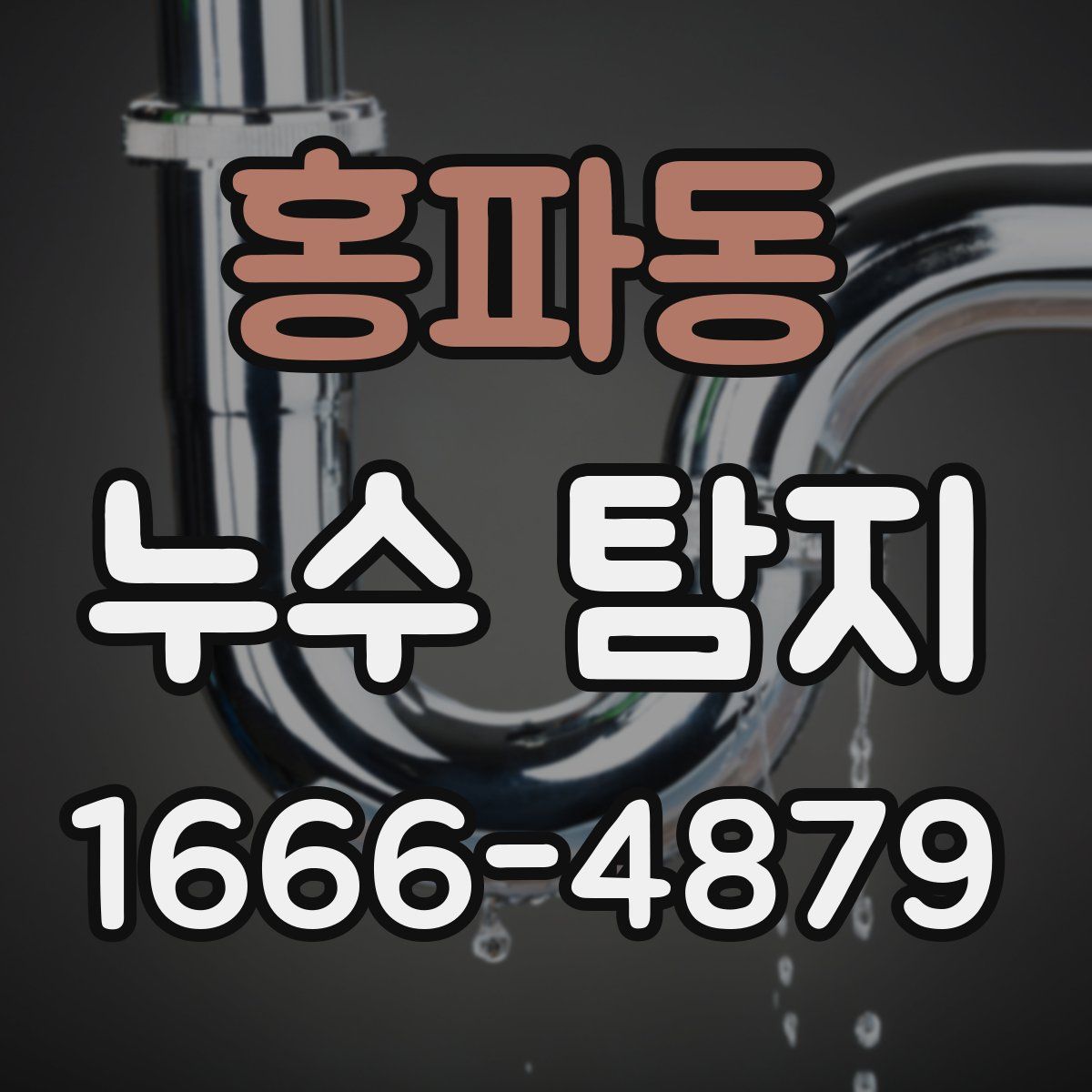 홍파동 누수 탐지