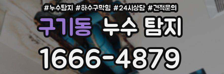 구기동 누수 탐지
