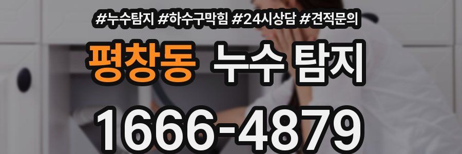 평창동 누수 탐지