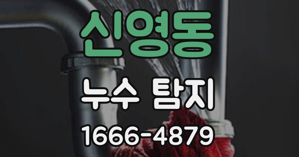 신영동 누수 탐지