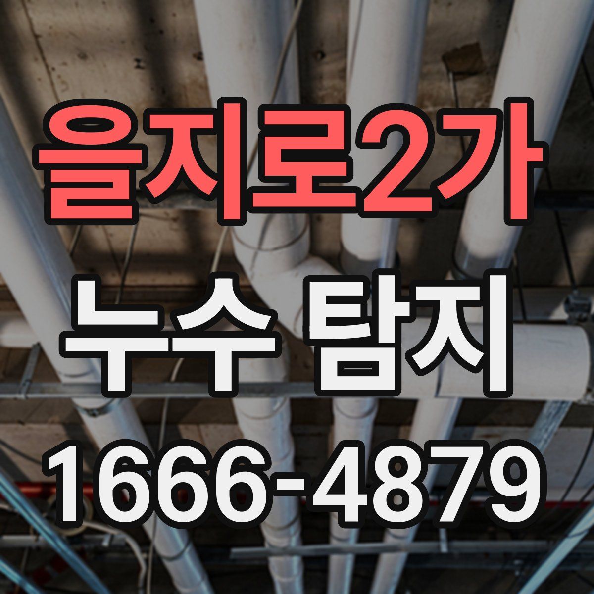 을지로2가 누수 탐지