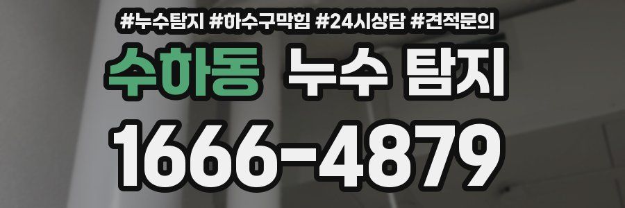 수하동 누수 탐지