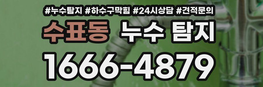 수표동 누수 탐지