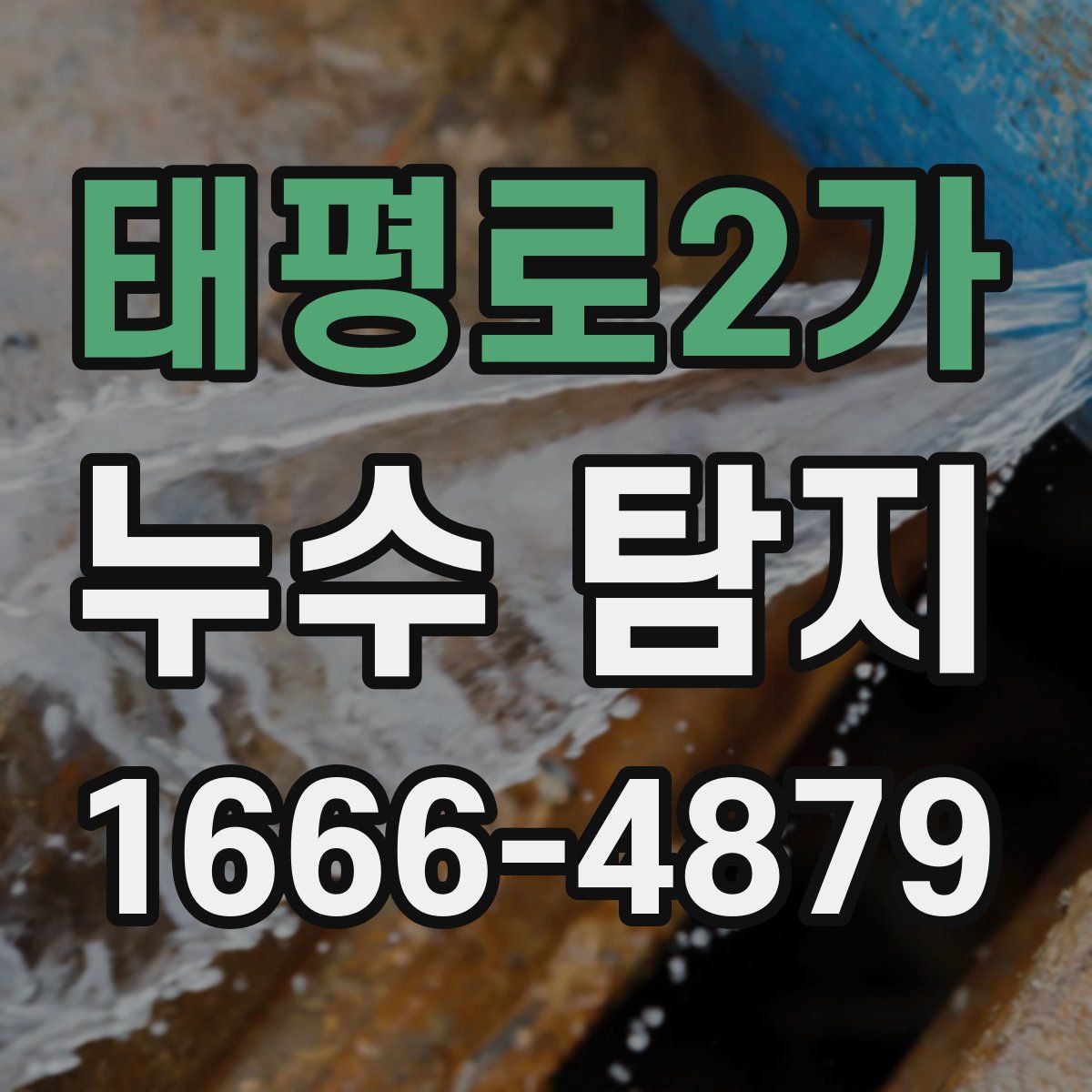 태평로2가 누수 탐지