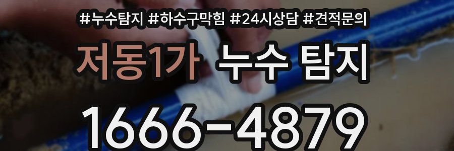 저동1가 누수 탐지
