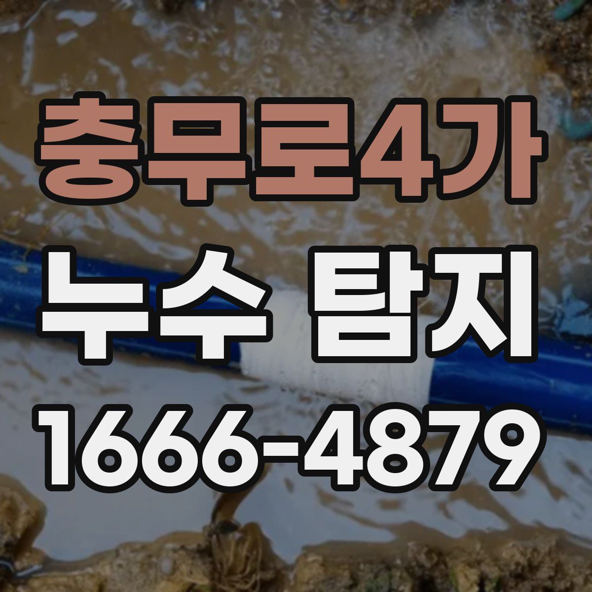 충무로4가 누수 탐지
